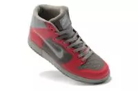 hommes nike dunk high 2012-2019U hi hyp prm gris-rouge